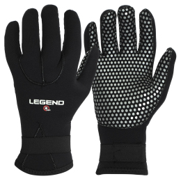 Перчатки для дайвинга LEGEND PL-6104 M-XL черный-белый