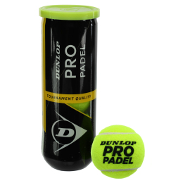М'ячі для великого тенісу DUNLOP PRO PADEL DL601384 3шт салатовий