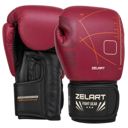 Перчатки боксерские Zelart BO-7531 10-14унций цвета в ассортименте