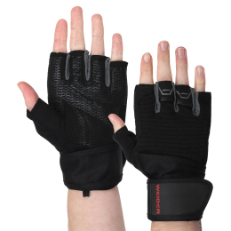 Перчатки для фитнеса и тяжелой атлетики WEIDER SB169016 M-XL черный