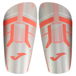 Щитки футбольные с держателем щитков в комплекте Joma LEG II 401490-268 M-L серый-коралловый