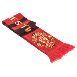 Шарф для болельщика Manchester United F.C. зимний SP-Sport FB-3028 красный