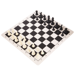 Шахматные фигуры с полотном SP-Sport P401 пешка-5 см пластик