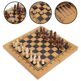 Набір настільних ігор 3 в 1 SP-Sport 341-162 шахи, шашки, нарди