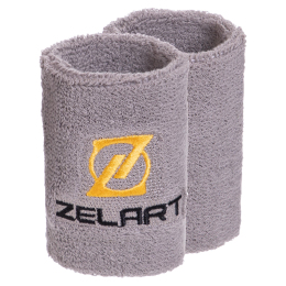 Напульсник спортивный махровый впитывающий влагу ZELART BC-2970 1шт цвета в ассортименте