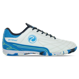 Взуття для футзалу чоловіче PRIMA 210671-4 розмір 41-46 білий-блакитний