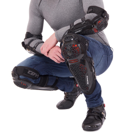 Комплект захисту SCOYCO K30H30 (коліно, гомілка, передпліччя, лікоть) чорний