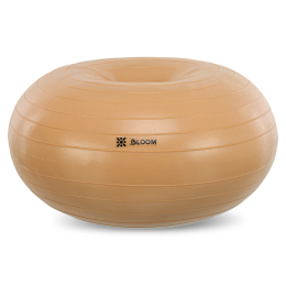Фітбол м'яч для балансу Пончик сатин BLOOM LB7050 ø55см кольори в асортименті