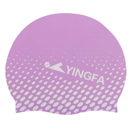 Шапочка для плавання силіконова для дорослих YINGFA C0091 кольори в асортименті