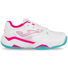 Кросівки для падел тенісу дитячі Joma MASTER 1000 JR JMATW2532C розмір 30-37 білий-рожевий