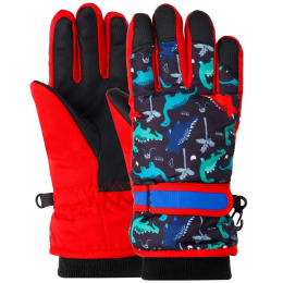 Перчатки лыжные детские зимние LUCKYLOONG C-1699 M-XL цвета в ассортименте