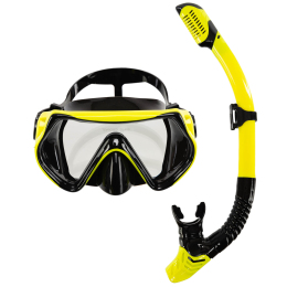 Набір для плавання маска з трубкою SP-Sport M1010STSIIS кольори в асортименті