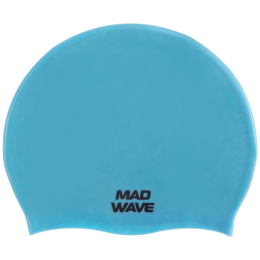 Шапочка для плавания силиконовая для взрослых MadWave Light BIG M053113 цвета в ассортименте