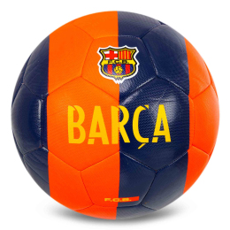Мяч футбольный HYBRID BALLONSTAR BARCELONA FB-7956 №5 PU темно-синий-красный