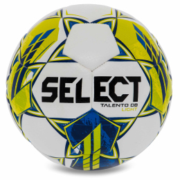 М'яч футбольний SELECT TALENTO DB V23 TALENTO-4WY №4 білий-жовтий