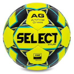 М'яч футбольний SELECT X-TURF V23 X-TURF-5YB №5 жовтий-синій