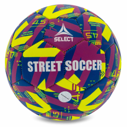 Мяч футбольный SELECT STREET SOCCER V23 STREET-YB №4,5 желтый-синий
