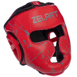 Шлем боксерский детский с полной защитой Zelart BO-0394 S-M цвета в ассортименте