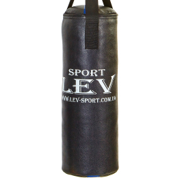 Мішок боксерський Циліндр LEV LV-2806 висота 65см чорний