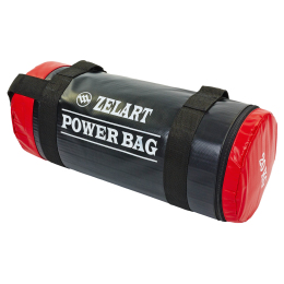 Мешок для кроссфита и фитнеса Zelart FI-5050A-20 Power Bag 20кг черный-красный