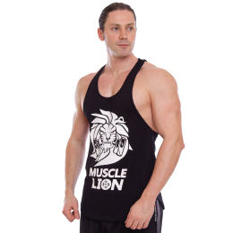 Майка борцовка мужская SP-Sport MUSCLE LION ML-1185 M-2XL цвета в ассортименте