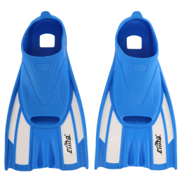 Ласты для тренировок в бассейне короткие с закрытой пяткой CIMA F12-01 размер 33-44 синий