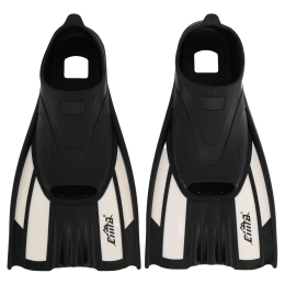 Ласты для тренировок в бассейне короткие с закрытой пяткой CIMA F12-03 размер 33-44 черный