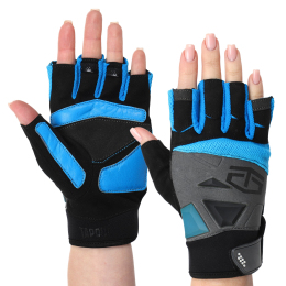Перчатки спортивные TAPOUT SB168510 L-2XL черный-синий