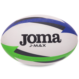 М'яч для регбі Joma J-MAX 400680-217 №4 білий-синій-зелений