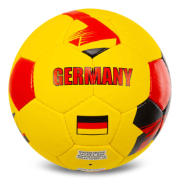 М'яч футбольний BALLONSTAR GERMANY FB-0047-797 №5 PU жовтий-червоний
