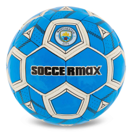 М'яч футбольний SOCCERMAX MANCHESTER CITY FB-0047-809 №5 PU синій