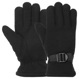 Перчатки спортивные теплые на меху SP-Sport BC-8565 размер универсальный черный