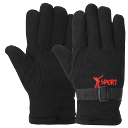 Перчатки спортивные теплые SP-Sport BC-8569 размер универсальный черный