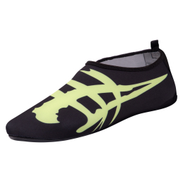 Обувь Skin Shoes для спорта и йоги SP-Sport Иероглиф PL-0419-BK размер 34-45 черный-салатовый