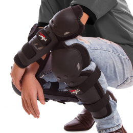 Комплект защиты PRO BIKER HX-P01 (колено, голень, предплечье, локоть) черный