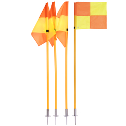 Флаги угловые для поля SP-Sport YT-6000 4шт 1,6м оранжевый-желтый
