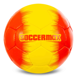 М'яч футбольний SOCCERMAX MANCHESTER UNITED FB-0047-824 №5 PU жовтий-червоний