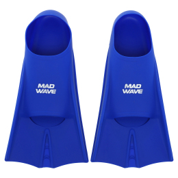 Ласты для тренировок в бассейне короткие с закрытой пяткой MadWave FLIPPERS M074302 размер 30-43 цвета в ассортименте