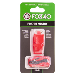 Свисток судейский пластиковый MICRO FOX40-MICRO цвета в ассортименте