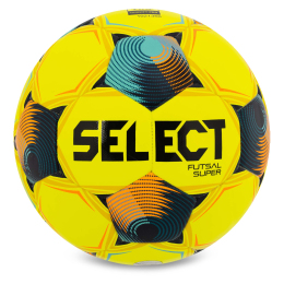 М'яч для футзалу SELECT FUTSAL SUPER DB FIFA QUALITY PRO V26 Z-SUPER-YB №4 жовтий-синій