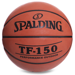 Мяч баскетбольный резиновый SPALDING TF-150 with FIBA 83600Z №6 коричневый