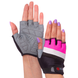 Перчатки для фитнеса и тренировок женские Zelart BC-3786 XS-M цвета в ассортименте