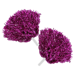 Помпони ниткоподібні блискучі для чирлідингу і танців з ручками SP-Sport Pom-Poms C-0829 2шт кольори в асортименті