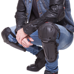 Комплект мотозащиты Pro Biker P-09 (колено, голень, предплечье, локоть) черный