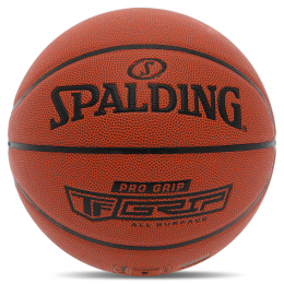 Мяч баскетбольный PU SPALDING TF PRO GRIP 76874Y №7 коричневый