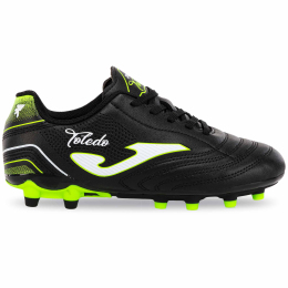 Бути футбольні дитячі JOMA TOLEDO TOJW2501FG розмір 31-38 чорний-салатовий