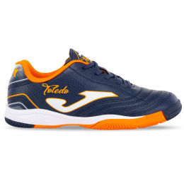 Футзалки обувь для мини-футбола детская Joma TOLEDO TOJW2503IN размер 29-36 темно-синий-оранжевый