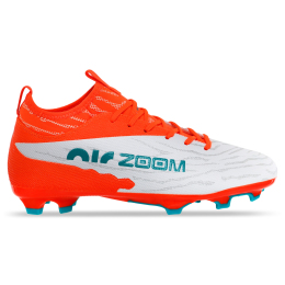 Бутси футбольні ZOOM 220909-3 розмір 40-45 помаранчевий-бірюзовий-білий