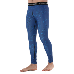 Компрессионные штаны леггинсы тайтсы Domino KC210-14 S-2XL синий