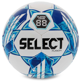М'яч футбольний SELECT FUSION V23 FUSION-4WB №4 білий-синій